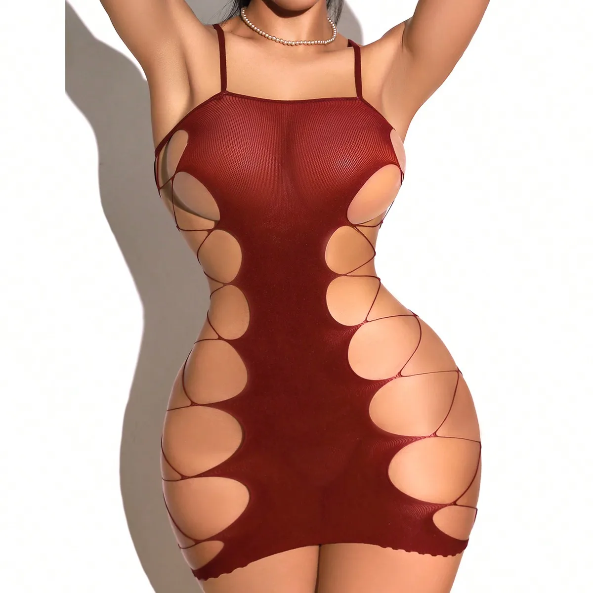 Bodystocking Fishnet - Nueva moda para mujer medias de