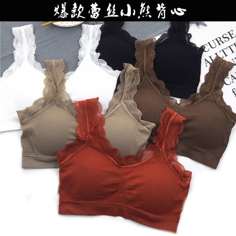 Strapless Bra Backless - Lencería de encaje Sexy 3D sin