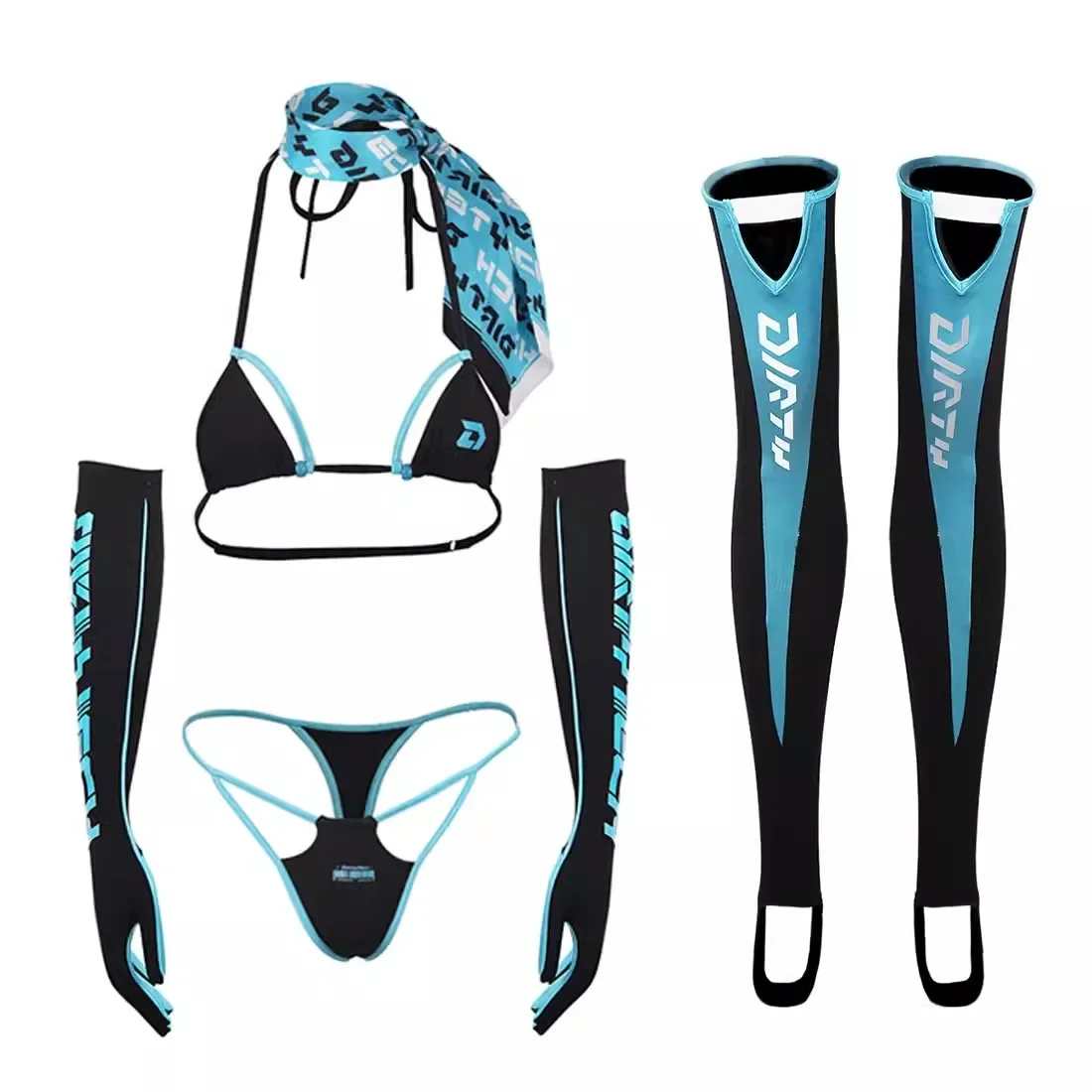 Thong Bikini Women - Conjunto de Bikini Sexy de 5