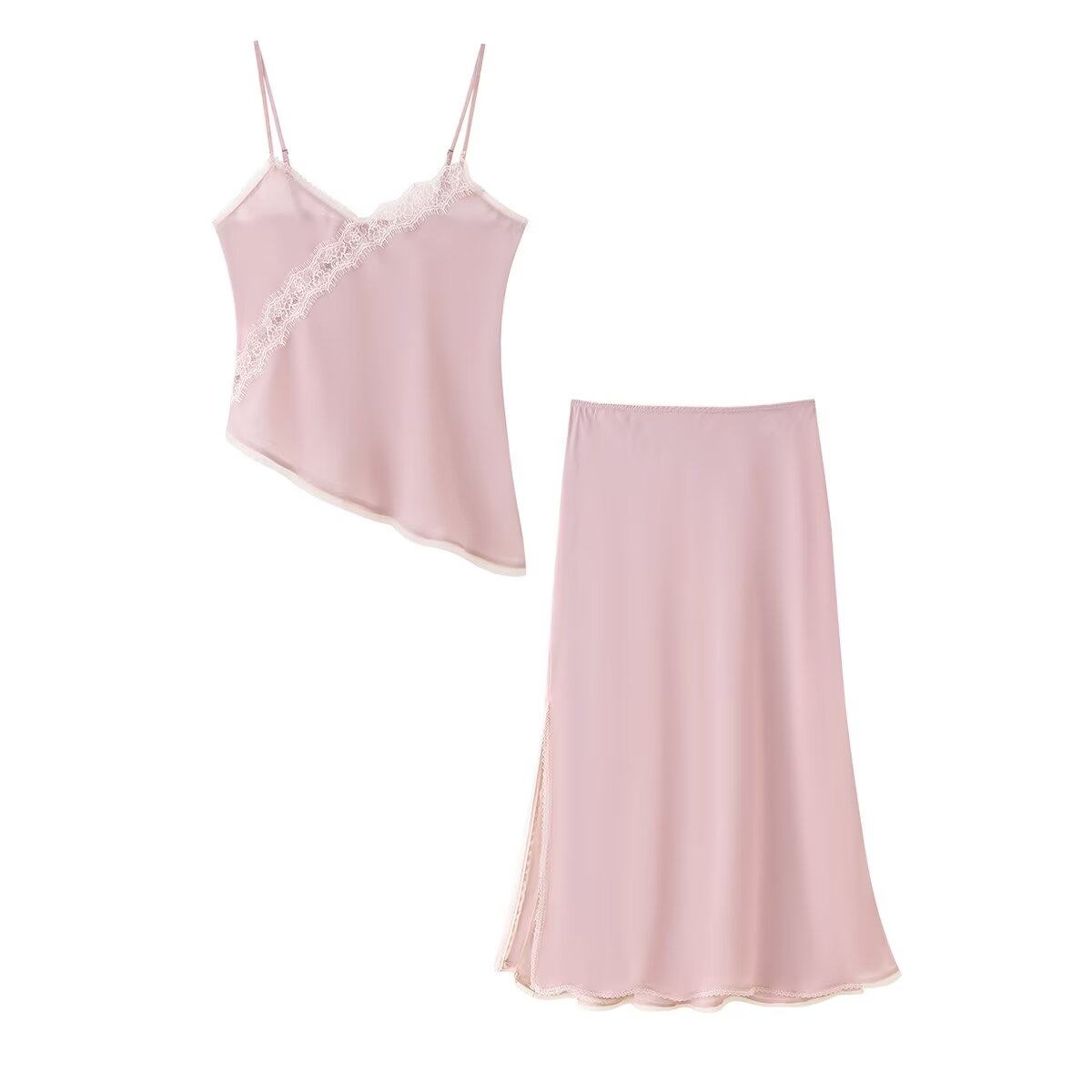 Cami Top Lace - Tidalyf 2025 Conjunto de falda y