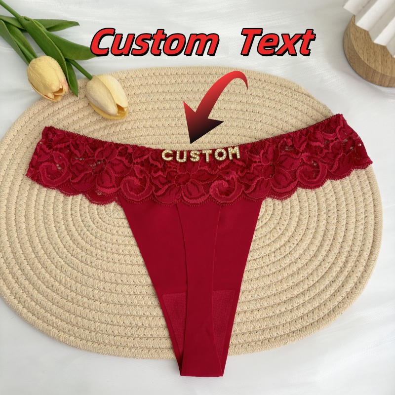 Tanga personalizada con nombre - Thong Bikini Women reseña y precio