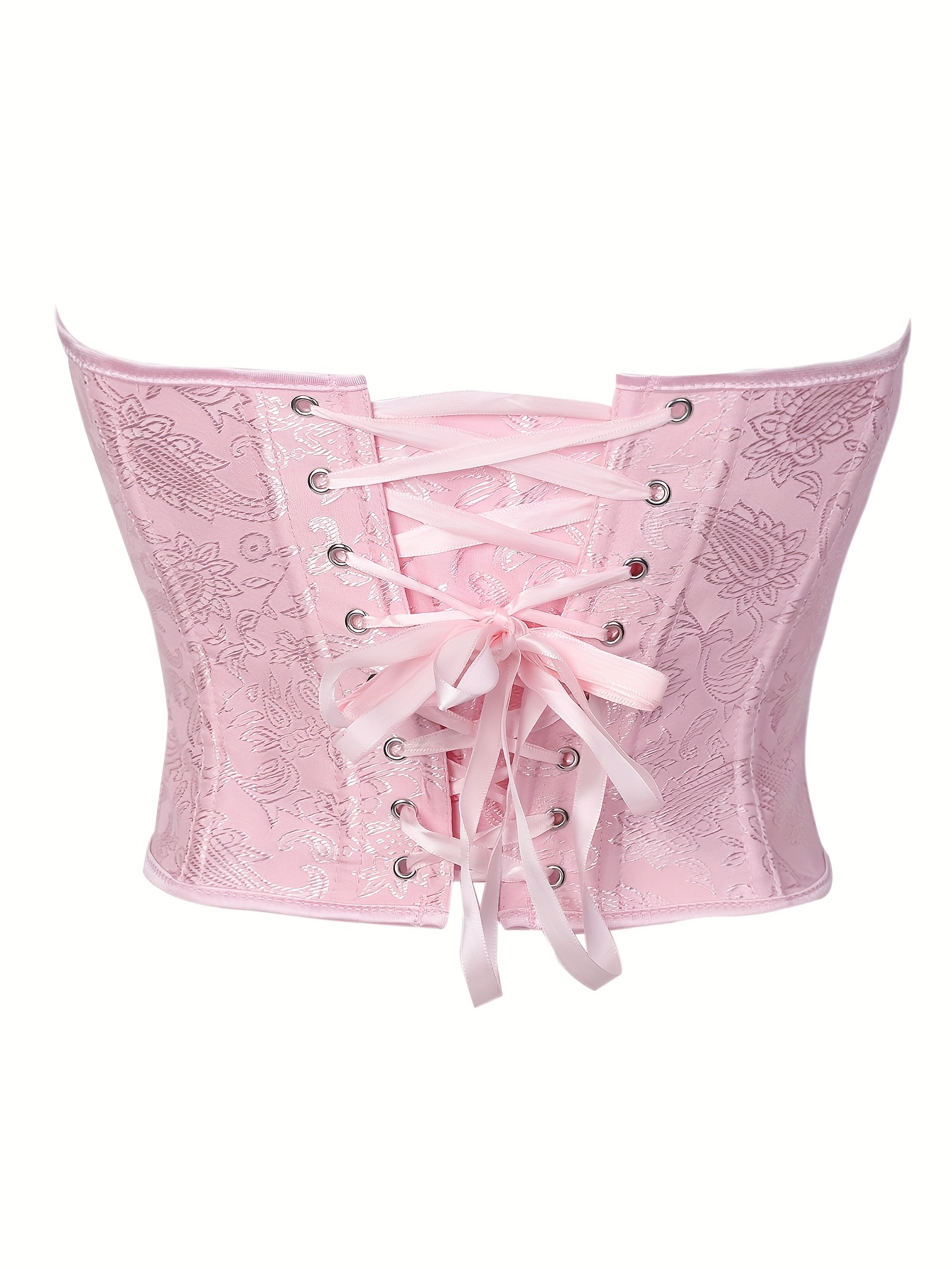 Corsé Rosa Gótico Victoriano p - Strapless Bra Backless reseña y precio