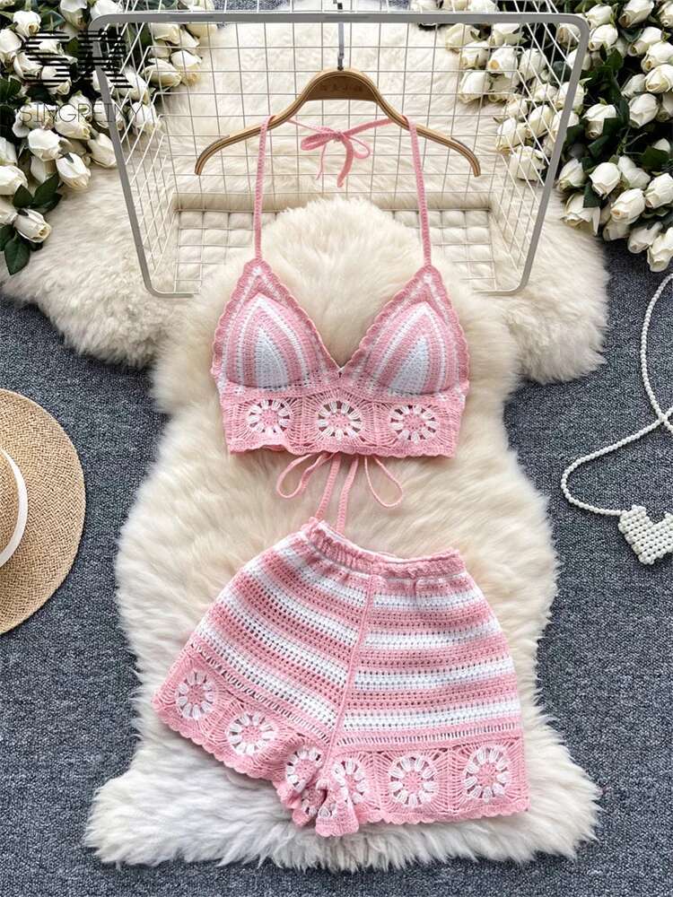 Trajes de punto para vacacione - Cami Top Lace reseña y precio