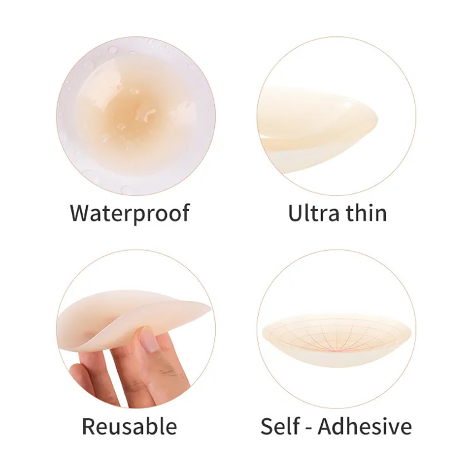 Cubierta adhesiva de silicona  - Nipple Cover Pasties reseña y precio