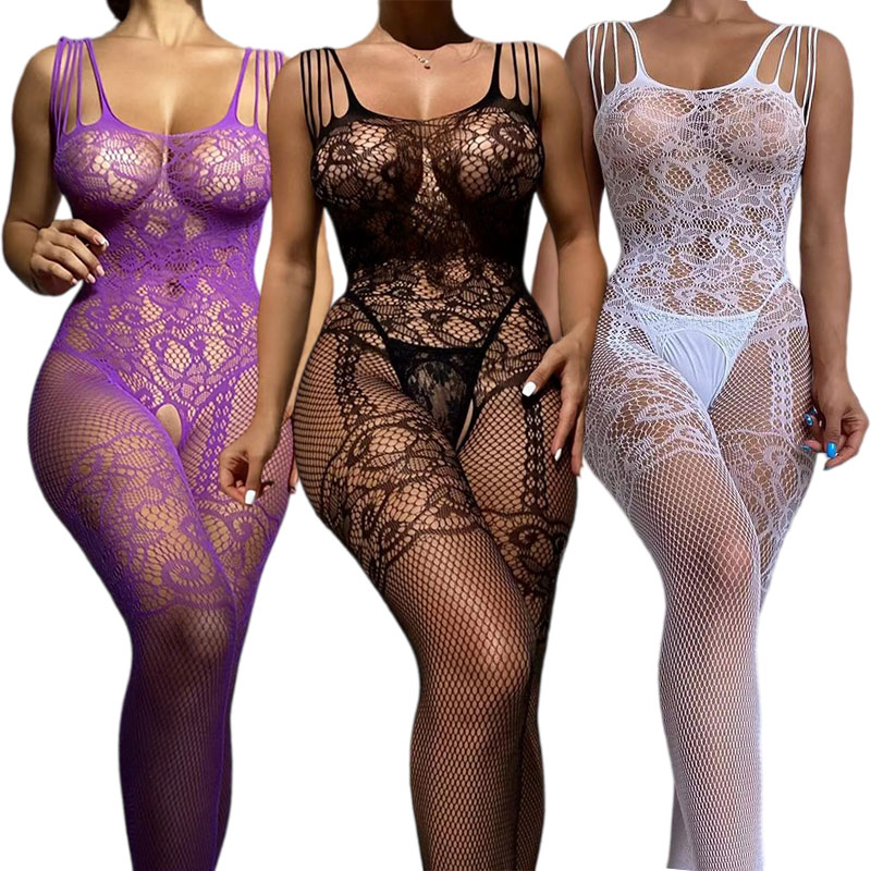 Lencería Sexy para Mujer, Tran - Bodystocking Fishnet reseña y precio