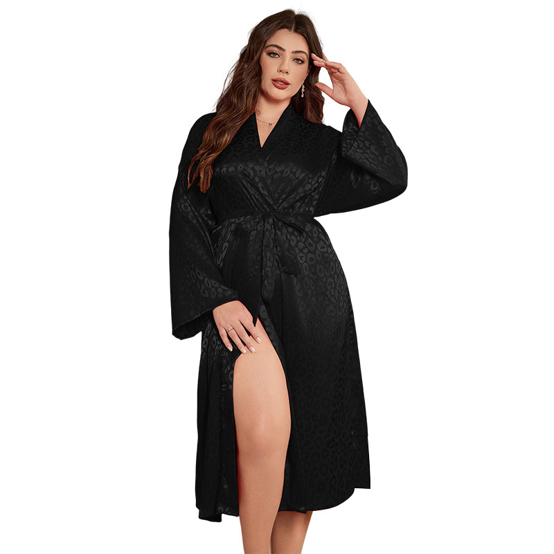 Bata de dormir de talla grande - Robe Silk Women reseña y precio