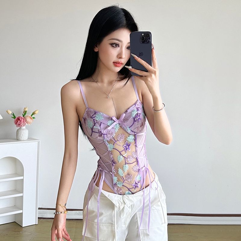 Mono de encaje elegante para m - Cami Top Lace reseña y precio
