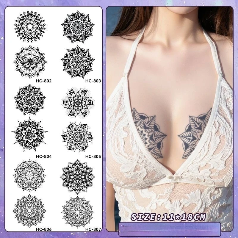 Tatuajes temporales de jugo de - Nipple Cover Pasties reseña y precio